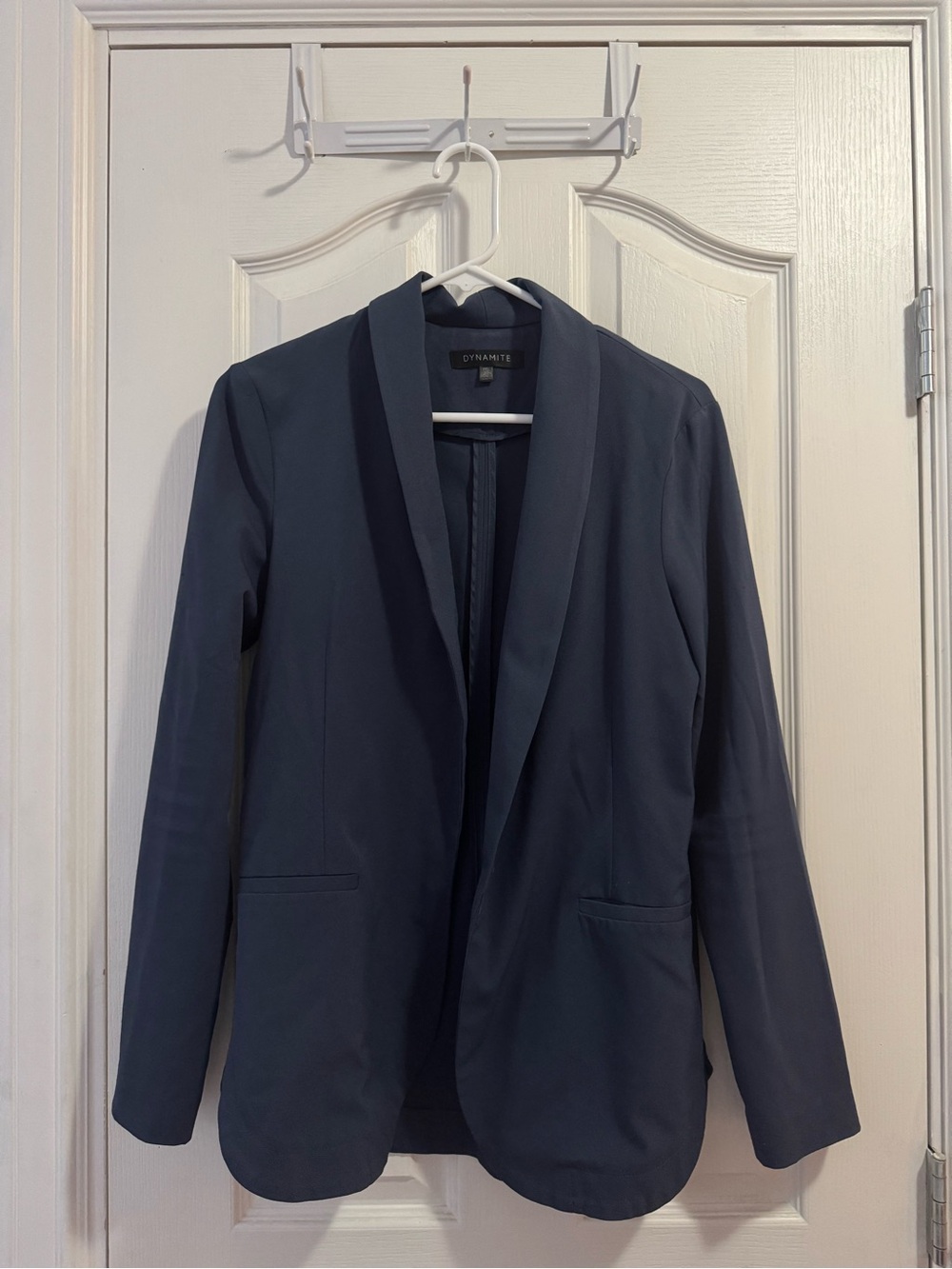 Dynamite Navy Open-Front Blazer Size S
